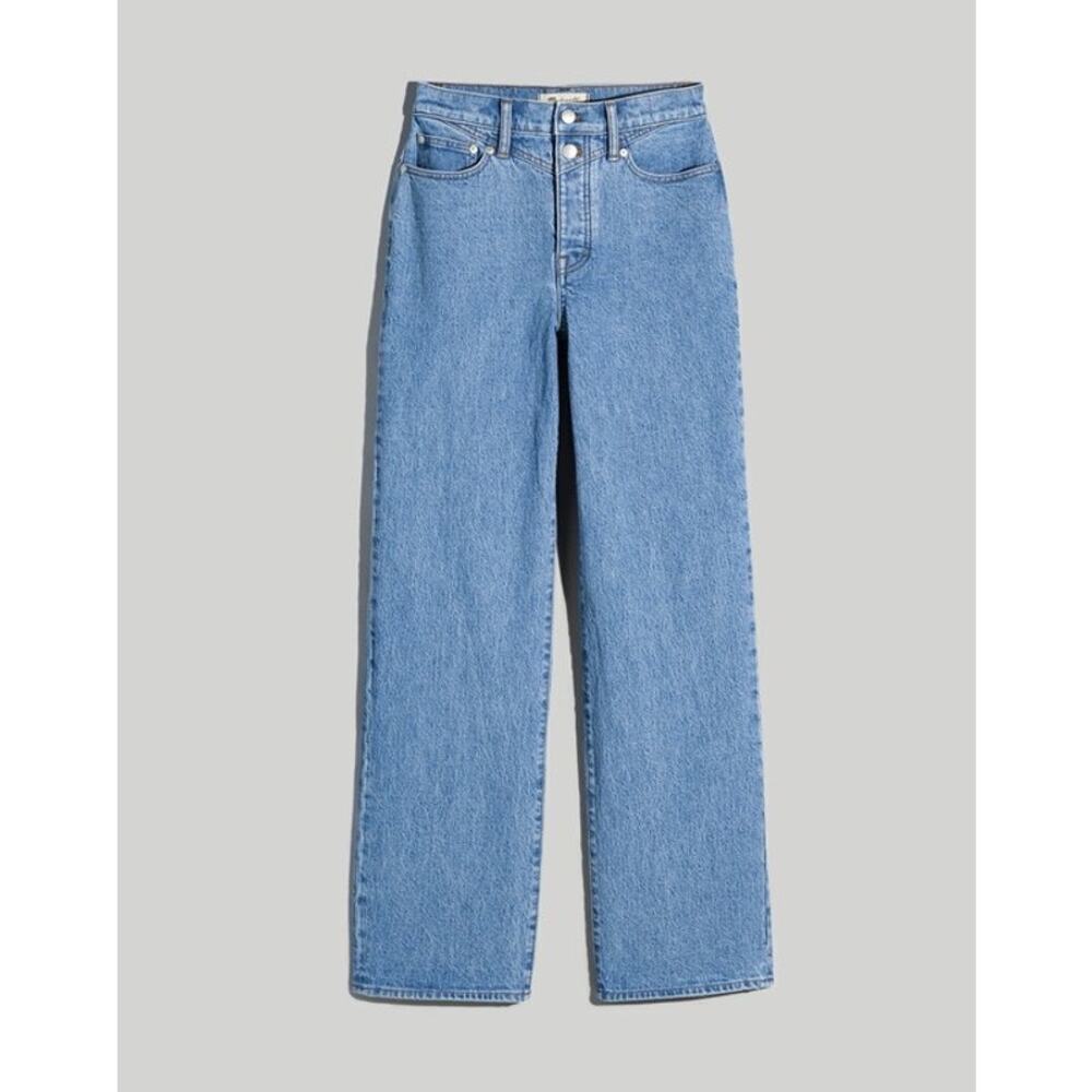 The Perfect Vintage Wide-Leg Jean in Harding Wash: Button-Fly Edition MSRP $148